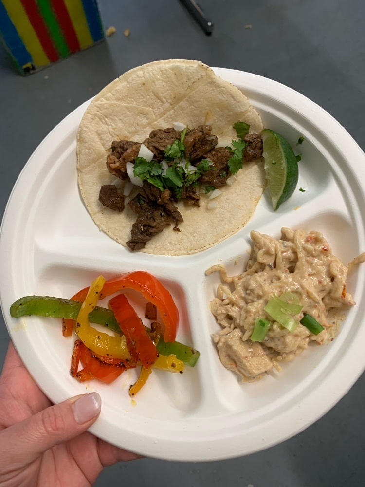 Mexican street tacos Cajun chicken Alfredo peppers
